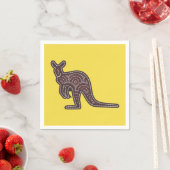 Serviette En Papier Kangaroo (En situation)
