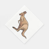 Serviette En Papier Kangaroo Australian Wildlife Napkins (Coin)