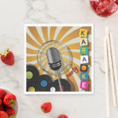 Serviette En Papier Karaoke Party chanter des serviettes (En situation)