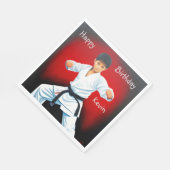 Serviette En Papier Karate Boy (Coin)