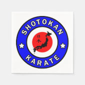 Serviette En Papier Karaté de Shotokan (Devant)