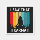 Serviette En Papier Karma Saw (Devant)