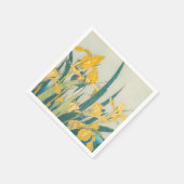 Serviette En Papier Katsushika Hokusai - Grasshopper et Iris (Coin)