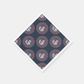 Serviette En Papier Kawaii Christmas Fox Polka Dot Mandala Decoupage (Coin)