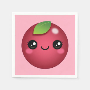 Serviette En Papier Kawaii Cranberry Napkins