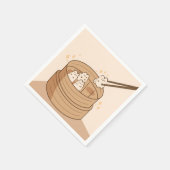 Serviette En Papier Kawaii Dim Sum Bunnies Papier Naples (Coin)