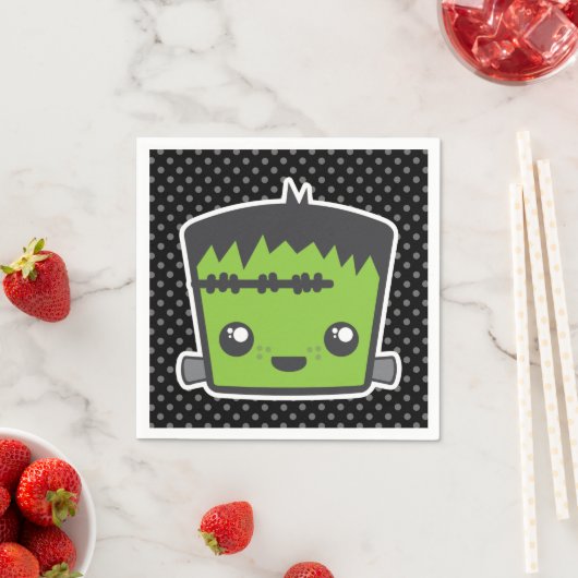 Serviette En Papier Kawaii Frankenstein Napkins (En situation)