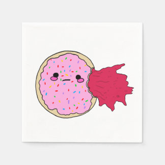 Serviette En Papier Kawaii Jam Donut Mange-Moi