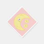 Serviette En Papier Kawaii Lune et Stars serviettes (Coin)