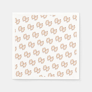 Serviette En Papier Kawaii Marshmallow Smores