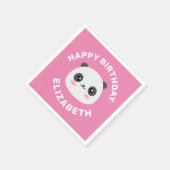 Serviette En Papier Kawaii Panda (Coin)