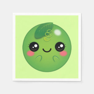 Serviette En Papier Kawaii Pea
