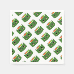 Serviette En Papier Kawaii Sushi