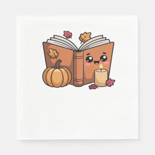 Serviette En Papier kawaii thanksgiving book Oversize T-shirt (Devant)