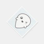 Serviette En Papier Kawaii Winking Ghost Napkins (Coin)