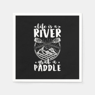 Serviette En Papier Kayak Driver Life Est Une Rivière