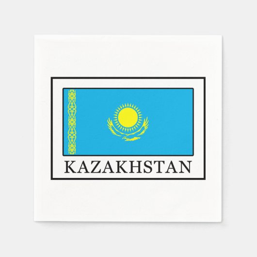 Serviette En Papier Kazakhstan (Devant)