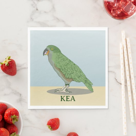 Serviette En Papier Kea New Zealand Bird (En situation)