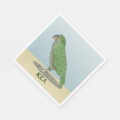 Serviette En Papier Kea New Zealand Bird (Coin)