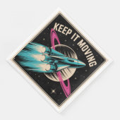 Serviette En Papier Keep It Moving (Coin)