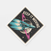 Serviette En Papier Keep It Moving (Coin)