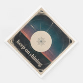 Serviette En Papier Keep On Shining (Coin)