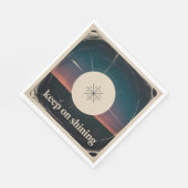 Serviette En Papier Keep On Shining (Coin)