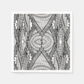 Serviette En Papier Keffiyeh Écharpe palestinienne tissu traditionnel (Devant)