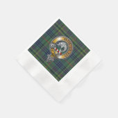 Serviette En Papier Kennedy Tartan & Badge (Coin)