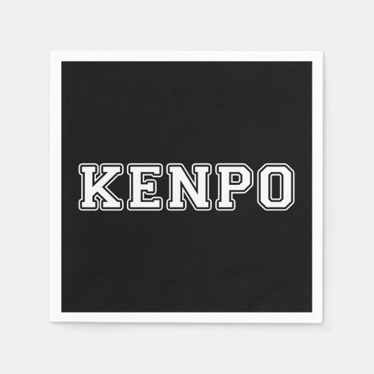 Serviette En Papier Kenpo (Devant)