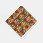 Serviette En Papier Kente Geometrics Kwanzaa Afrocentric (Coin)