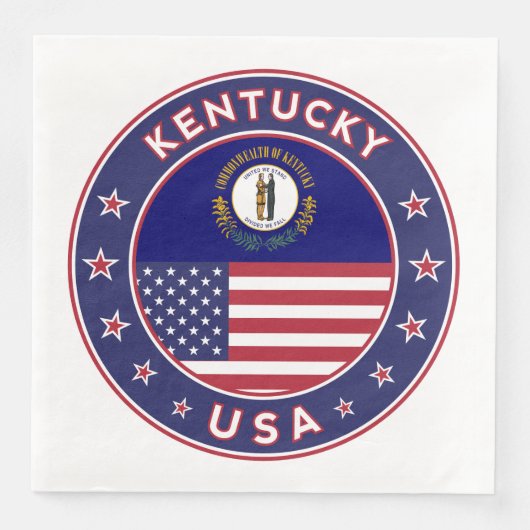 Serviette En Papier Kentucky (Devant)