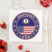 Serviette En Papier Kentucky (En situation)