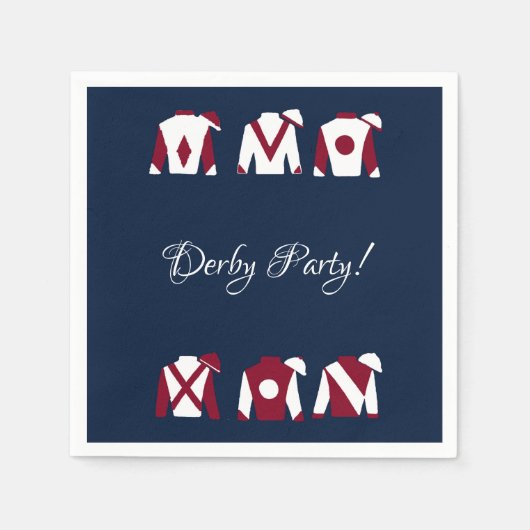 Serviette En Papier Kentucky Derby Party Cocktails serviettes (Devant)