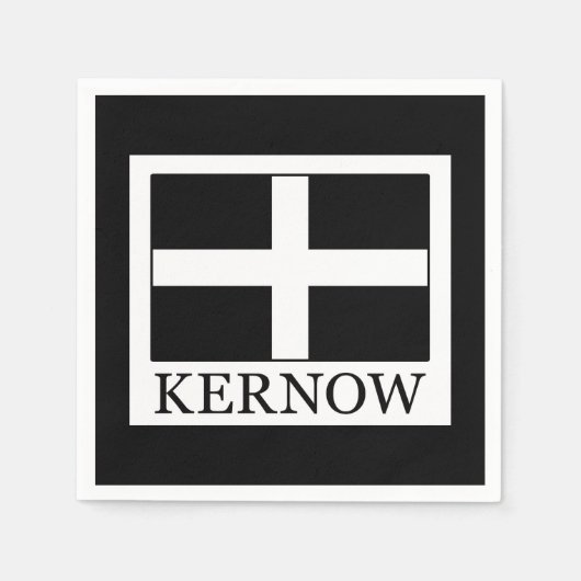 Serviette En Papier Kernow (Devant)