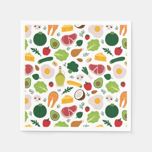 Serviette En Papier Keto (Devant)