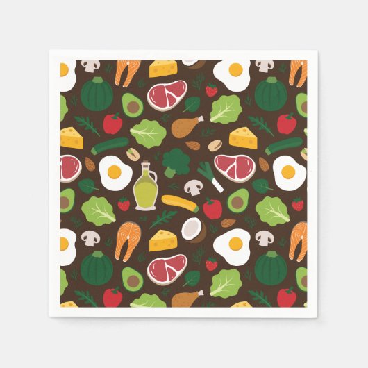 Serviette En Papier Keto (Devant)