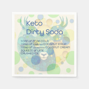 Serviette En Papier Keto Dirty Soda Napkin
