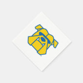 Serviette En Papier Kettering University Bulldogs (Coin)