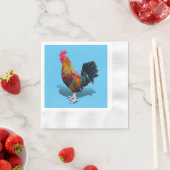 Serviette En Papier Key West - Rooster tzigane (En situation)