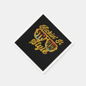 Serviette En Papier Kickin it 5e année de l'équipe d'enseignants de st (Coin)