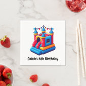 Serviette En Papier Kids Castle Party Bounce House Anniversaire Jump P (En situation)
