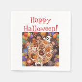 Serviette En Papier Kid's Halloween Party (Devant)