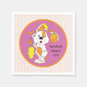 Serviette En Papier Kids Hanoukka Cocktail Napkins