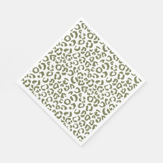 Serviette En Papier Kid's Safari Leopard Birthday Party (Coin)