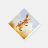 Serviette En Papier Kiki le lapin (Coin)