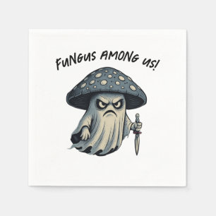 Serviette En Papier Killer 'Shroom - Fantôme Éffrayant avec couteau