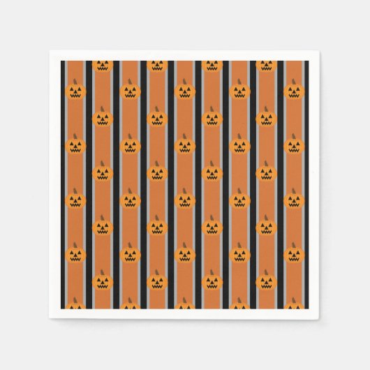 Serviette En Papier Kine de Halloween (Devant)