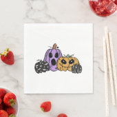 Serviette En Papier Kine de Halloween (En situation)