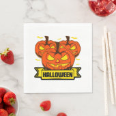 Serviette En Papier Kine de Halloween (En situation)